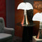 gae aulenti 24K gold plated table lamp | ikonitaly