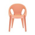 magis bell stacking chair with arms sunrise front | ikonitaly