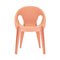 magis bell stacking chair with arms sunrise front | ikonitaly