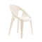 magis bell stacking chair with arms high noon side | ikonitaly