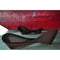 two rust brown folly benches by magis | ikonitaly