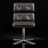 altek armadillo low back visitor chair brown leather | ikonitaly