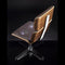 altek armadillo 6 low back visitor chair walnut shell top view