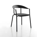 altek_alumito_stackable lounge chair in black 