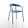 altek alumito ﻿stackable lounge chair in blue | ikonitaly