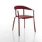 altek alumito ﻿stackable lounge chair in red | ikonitaly