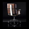 altek armadillo executive office chair   eames style   with black leather  