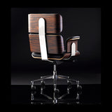 altek armadillo executive office chair - eames style - with black leather - | ikonitaly