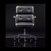 altek armadillo executive office chairs   italian black leather   with arms  