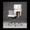 altek armadillo executive office chair - with arms - white leather - | ikonitaly