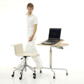 portable folding laptop cart by altek with pc | ikonitaly