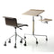 altek archimede portable folding laptop cart- oak wood | ikonitaly