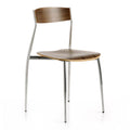 altek baba modern dining chair | canaletto wood | ikonitaly