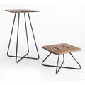 altek levante bar table with serving tray - solid wood - | ikonitaly