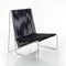 altek rada outdoor rope lounge chair | white iron structure | black cord | ikonitaly