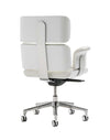armadillo executive office chair bakc view all white