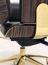 armadillo executive office chair with gold frame