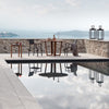 atmosphera alba large outdoor lanterns nest to pool