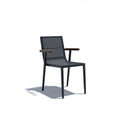    atmosphera-domino-2.0-outdoor-dining-armchair-black | ikonitaly