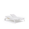 atmosphera-nevada-outdoor-double-lounger-white-teak | ikonitaly
