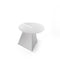 b-line-abra-round-steel-coffee-table-white-diam-40cm | ikonitaly