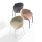 b-line-bix-upholstered-compact-chairs-painted-legs-white-black | ikonitaly