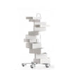 b-line-spinny-rotating-drawer-unit-on-casters-white | ikonitaly