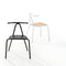 b-line-toro-two-iconic-design-stackable-chairs-in-steel-black-white | ikonitaly