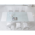bonaldo big table (extendable) iconic - glass tabletop | shop online ikonitaly