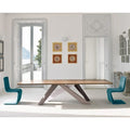 bonaldo big table 01 iconic - walnut wood | shop online ikonitaly