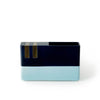 bitossi DIM 3 two tone black and light blue vase