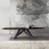 bonaldo big table leaf wood dining table (160/240)