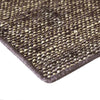 detail of the hemp straw rug from carpet edition in grigio | ikonitaly