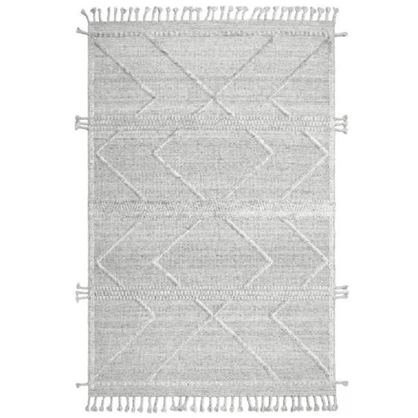 carpet edition Nomad Clan light grey rug | ikonitaly