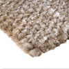 corner detail of the soft rug stone in colour beige by carpet edition