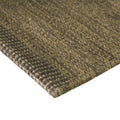 corner detail hand-woven minimalist rug vermont gold |ikonitaly