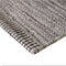 corner detail hand-woven minimalist rug vermont light grey |ikonitaly