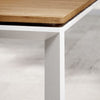 corner detail of atmosphera magic teak garden table