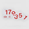 danese milano mari formosa wall calendar | red numbers and letters