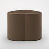 side view of the brown ceramic container, part of the cicladi set produced by danese milano