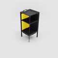 danese_doublelife_storage_unit_black-with-yellow-tray | ikonitaly