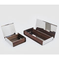 danese milano mari citera | two stainless steel boxes | ikonitaly