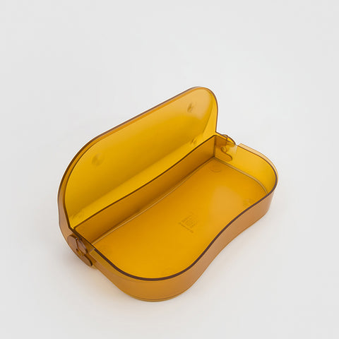 danese milano mari flores | orange pencil case - open | ikonitaly