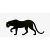 quattro, la pantera is a silkscreen art print representing a black panther, designed by enzo mari