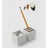 maiorca pencil paperclip holder in white by danese milano