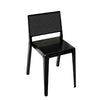 danese milano rizzato abchair | black stackable chair