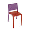 danese milano rizzato abchair | two colour stackable chair | ikonitaly