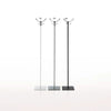 three humphrey basic coat stand with square footstand, in he colours white, grey and black