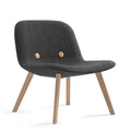 erik jorgensen eyes iconic lounge chair with wood legs | Foersom & Hiort-Lorenzen | ikonitaly