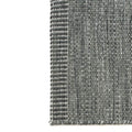 vermont hand-woven minimalist rug in dark grey | ikonitaly